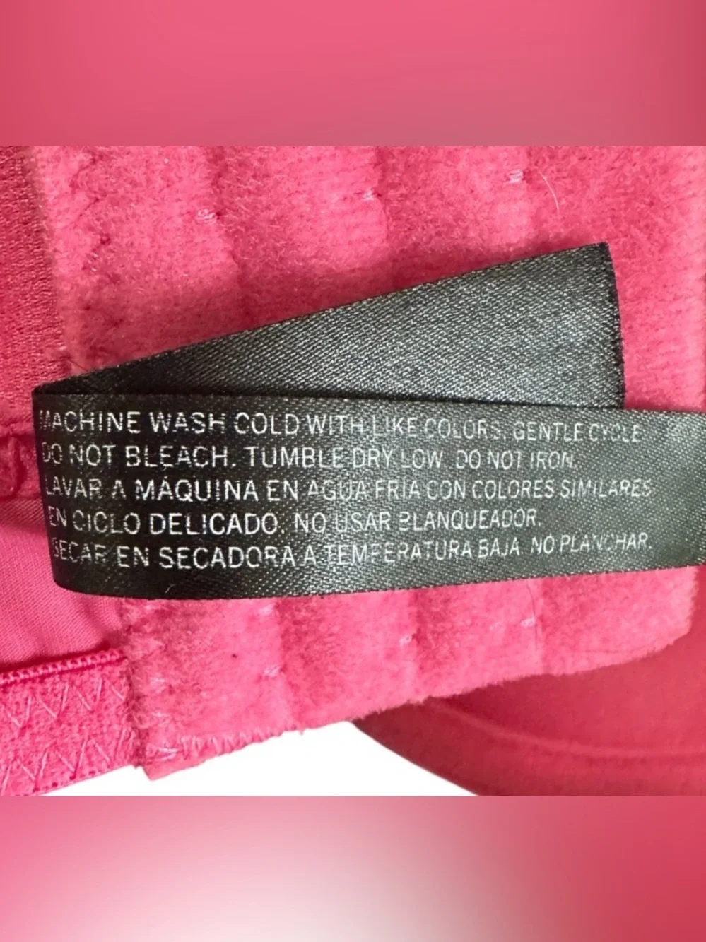 Steve Madden 36C Hot Pink T-Shirt Bra Underwire Molded Cups. Seamless smoothing